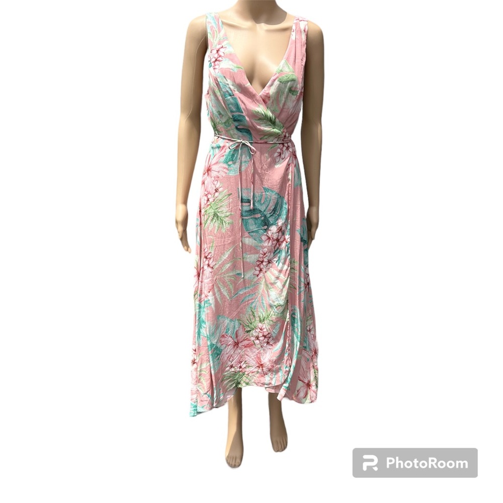 Privacy Please “Wilson” Dress in Coral Palm sz M
